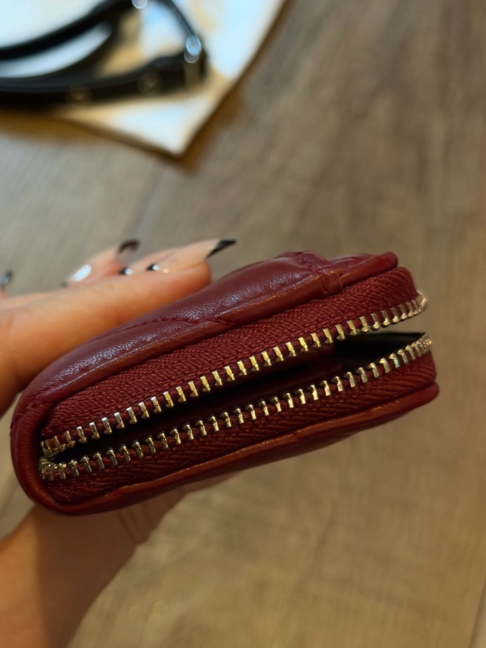 Coach Wallet dark ruby - Picture 5 of 7